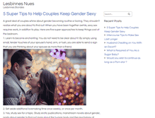Tablet Screenshot of lesbiennes-nues.net